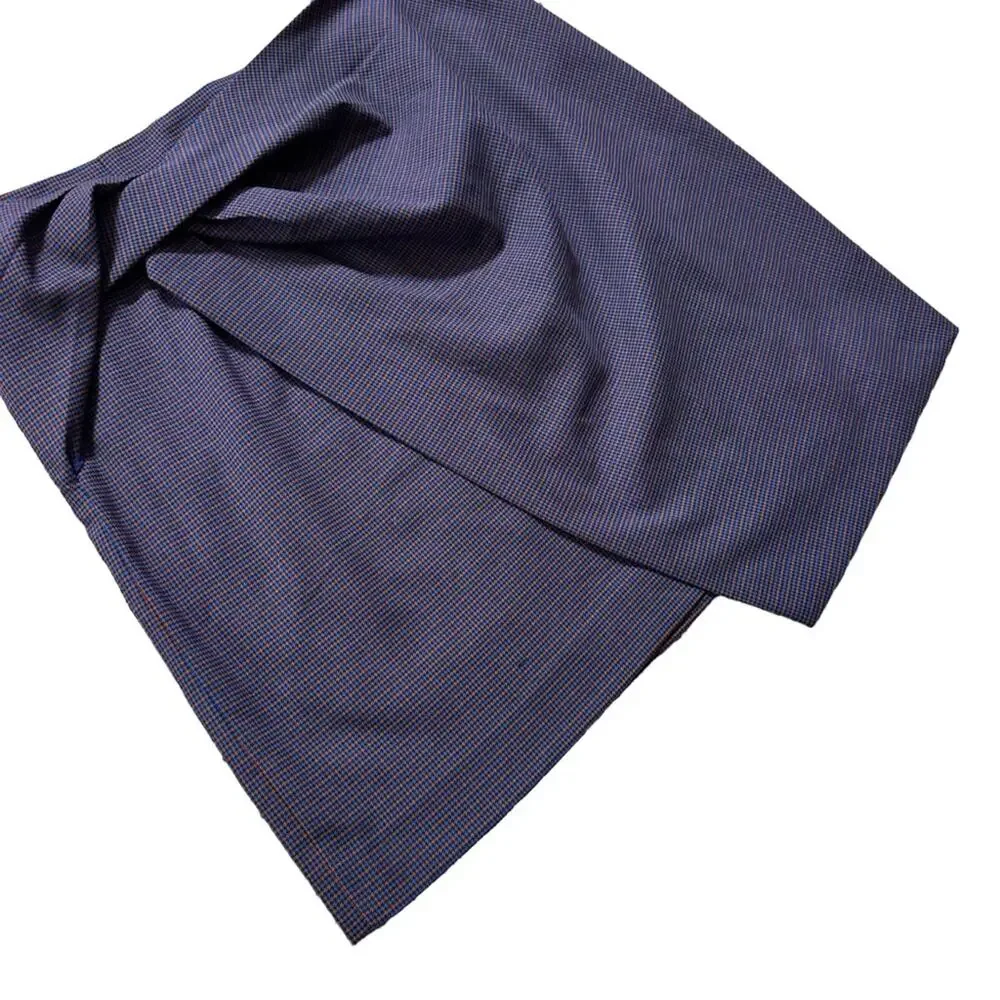 Babaton Plaid Jethro Twisted Skirt Academia Asymmetric Preppy School Girl Size 8